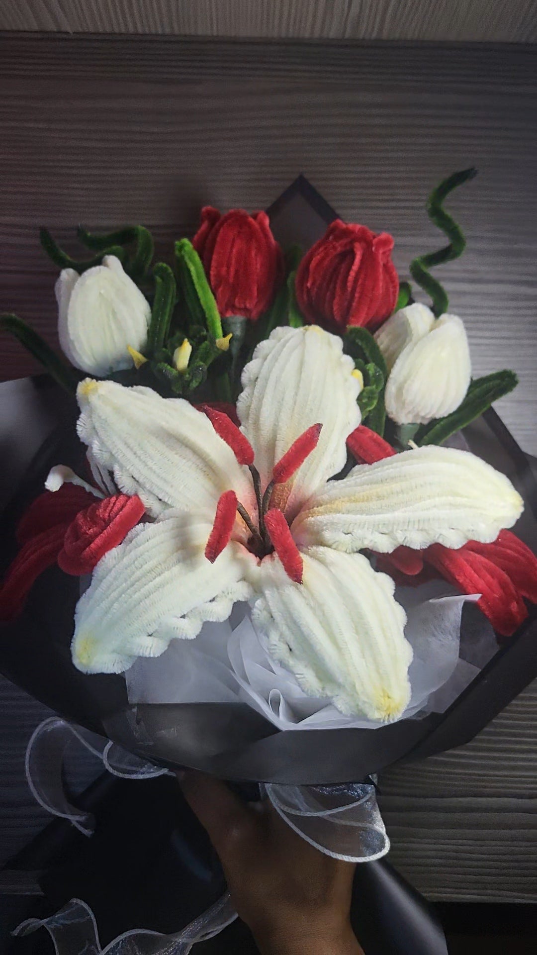 Crimson Ivory Bouquet
