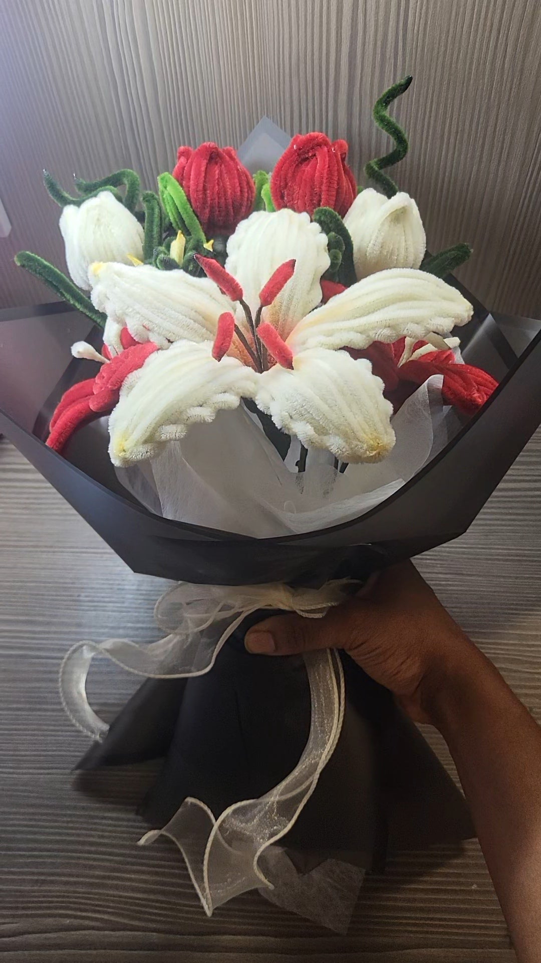 Crimson Ivory Bouquet